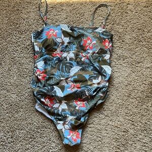 Pink blush Maternity Swimsuit, size large